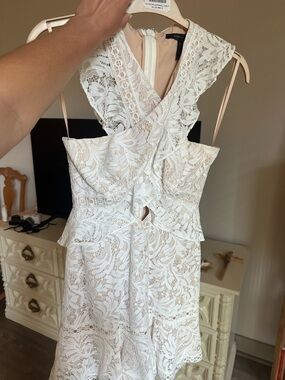 BCBGMaxAzria | Dresses | Bcbg Elegant White Lace Tiered Dress | Poshmark BCBGMaxAzria | Dresses | Bcbg Elegant White Lace Tiered Dress | Poshmark